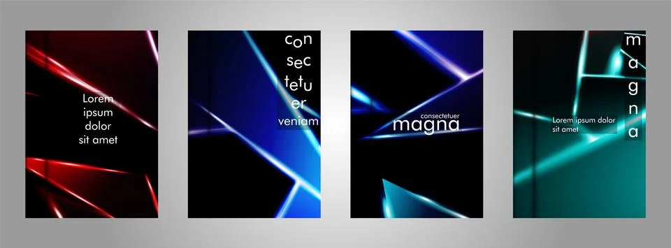 Minimal cover design. Triangular shape vector design background. Applicable f Stock Illustration