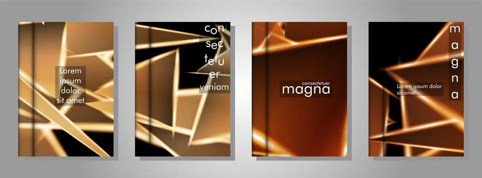 Minimal cover design. Triangular shape vector design background. Applicable f イラスト素材