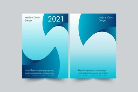 Minimal Cover Layout for Multipurpose use Stock Illustration