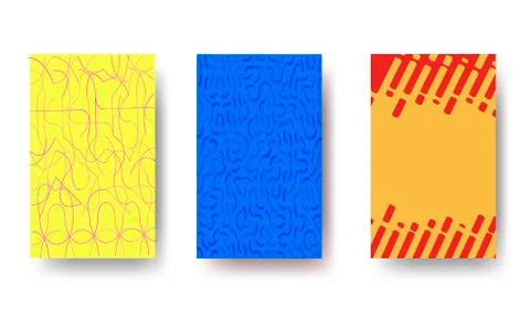Minimal covers design background for decoration presentation, brochure, catalog Stock Illustration