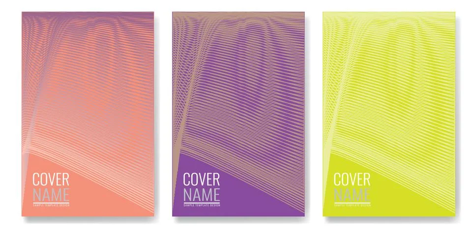 Minimal covers design. Future geometric patterns also useful for your app for Stock Illustration