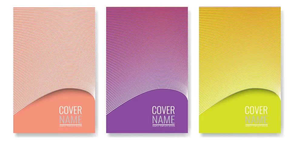 Minimal covers design. Future geometric patterns also useful for your app for イラスト素材