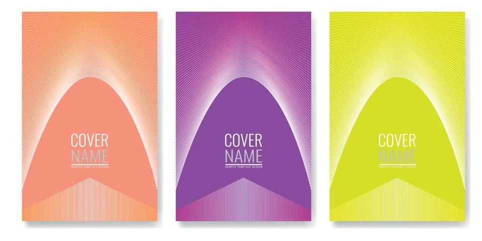 Minimal covers design. Future geometric patterns also useful for your app for Stock Illustration
