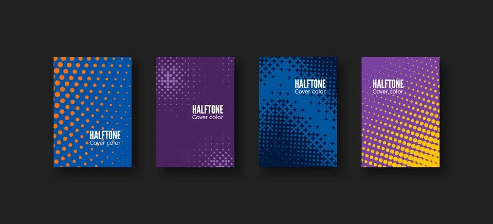 Minimal covers design. Geometric patterns set. Minimalistic identity template Stock Illustration