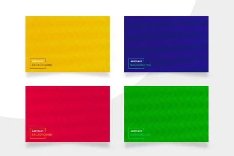 Minimal covers design. Halftone dots colorful design. Set of Future wavy pattern Stock Illustration