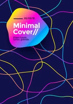 Minimal covers design Stock Illustration