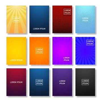 Minimal covers design. Vector abstract banner style. Graphic design element.  Stock Illustration
