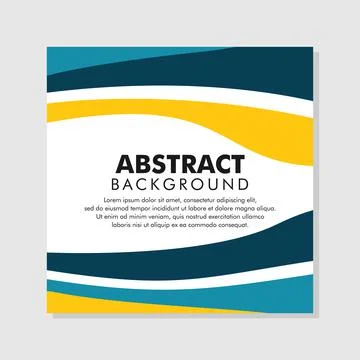 Minimal Creative Abstract Background. Modern Horizontal Composition. Abstract Stock Illustration