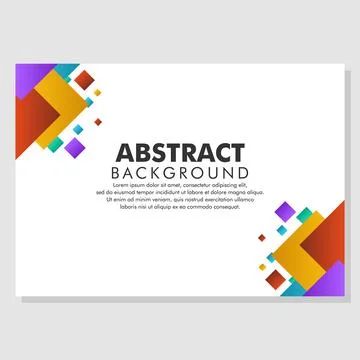 Minimal Creative Abstract Background. Modern Horizontal Composition. Abstract Stock Illustration