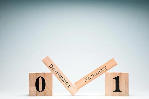 Minimal creative concept about hope for a new day, month or year Stock Photos