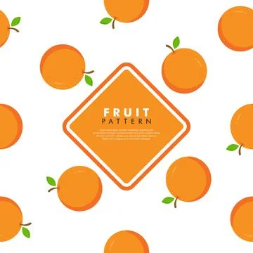 Minimal Creative Orange Fruit Background. Modern Horizontal Composition. Stock Illustration