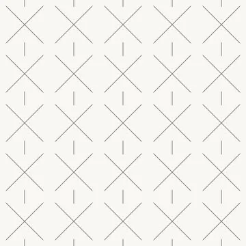 Minimal cross grid with vertical accents seamless pattern in line design イラスト素材