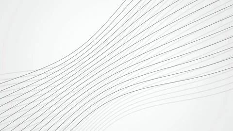 Minimal curved line pattern flowing seamless loop Stock Footage 347204930