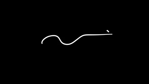 Minimal curved white arrow stroke Видео 333458018