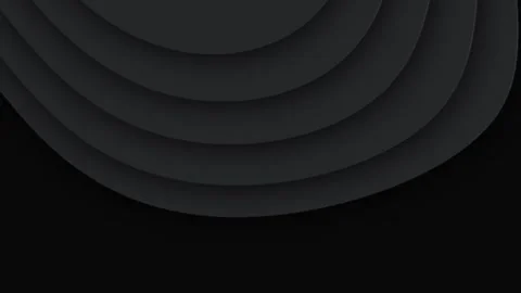 Minimal dark abstract background with smooth curved waves Stock Footage 329553202