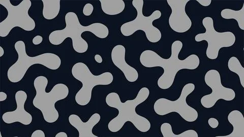Minimal dark abstract blob pattern vector background in premium gray tones Stock Illustration