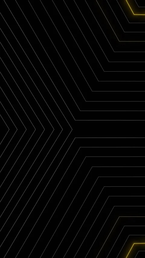 Minimal dark abstract line pattern sharp geometric angles, symmetrical chevrons Stock Footage 334119937