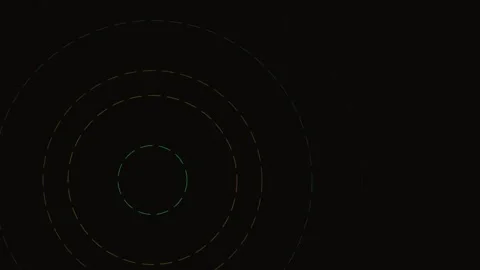 Minimal Dark Abstract Void Background Loop for Cinematic Transitions Vídeos de archivo 343659389