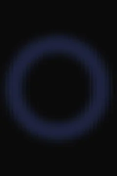 Minimal Dark Blue Digital Ring with Soft Glow Illustration