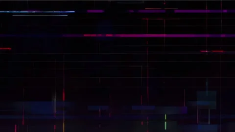 Minimal Dark Tech Grid Glitch Abstract Background Video stock 328275075