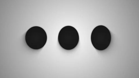 Minimal Design Dots Simple Preloader Stock Footage 120935257