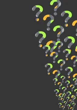 Minimal design question marks Stock Illustration