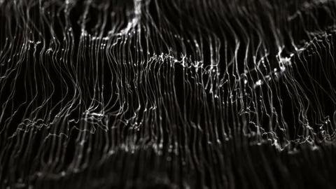 Minimal Design Waving Mesh Lines Background Vidéo 263111647