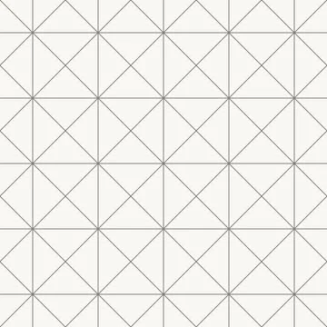 Minimal diamond grid pattern, seamless pattern in line design. diamond, grid Stock Illustration