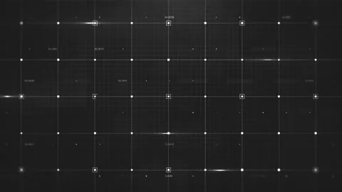 Minimal Digital Data Technology Grid Video stock 332707395