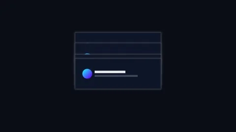 Minimal Digital Slider UI Control Interface Panel Stock Footage 341844994