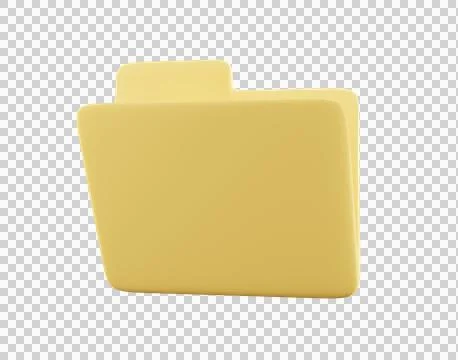 Minimal document folder model Stock Illustration