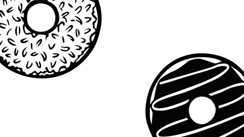 Minimal Donut Outline Motion on Light Background (2) 스톡 동영상 333819637