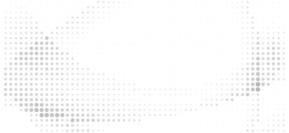 Minimal dotted background with halftone effect. Simple pattern with gray dots Stock Illustration