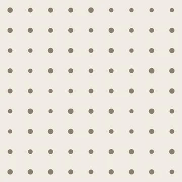 Minimal dotted pattern features evenly spaced muted circular elements arranged Stock-Illustration