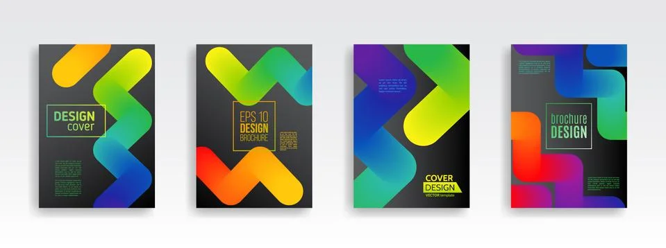Minimal dynamic cover design. Stock Illustration