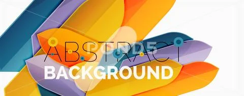 Minimal dynamic geometric background Stock Illustration
