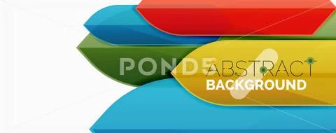 Minimal dynamic geometric background Stock Illustration