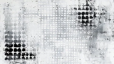 Minimal Dynamic Grunge Texture Frame Stock Footage 293804996