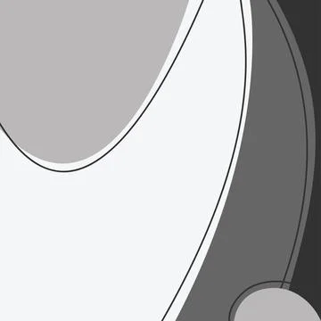 Minimal empty doodle pattern in trendy pastel color.Social media story post.. Stock Illustration