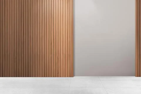 Minimal empty room authentic interior design イラスト素材