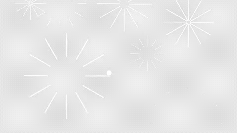 Minimal Fireworks Burst Overlay Animation on Transparent Background 4K Stock Footage 340077951