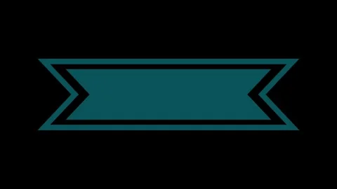 Minimal Flat Geometric Shapes and Badge Frame Video Loop Overlay Stock Footage 345923516