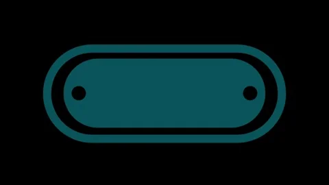 Minimal Flat Geometric Shapes and Badge Frame Video Loop Overlay Stock Footage 345923550