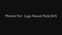 Minimal Flat Logo Reveal Pack(3in1) Stock After Effects