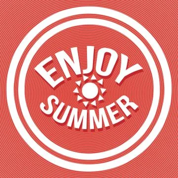 Minimal Flat Summer Beach Party Flyer Template with Sunglasses - Vector Ill.. Stock Illustration