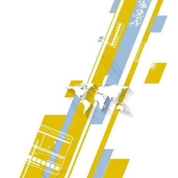 Minimal flat tech bright background Minimal flat tech bright background. V... 스톡 사진