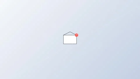 Minimal Floating Box on Soft Blue Gradient Stock Footage 347962298