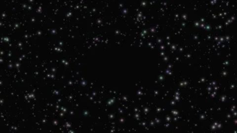 Minimal Floating Particles Dark Calm Loop Stock Footage 332483304