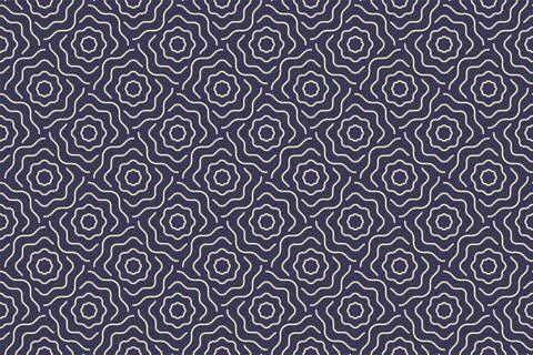 Minimal flower seamless abstract pattern background ornamental design Illustrazione stock