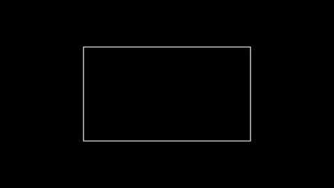 Minimal Focus Frame Overlay, Camera Viewfinder Guide with Center Framing Re.. Stock Illustration